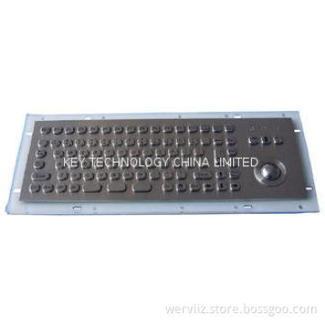 IP65 Waterproof Industrial Mini Keyboard With Trackball / F